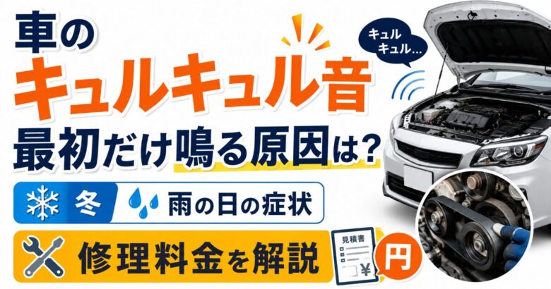 車 キュルキュル 最初だけ
