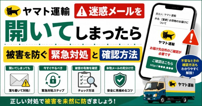 迷惑メール ヤマト運輸