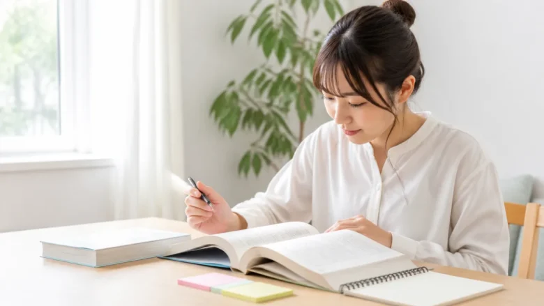 短期学習の教材は最新のテキストと解説付き問題集に絞る