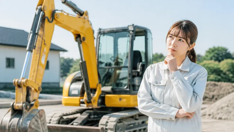 普通自動車免許だけではユンボの操作資格にならない
