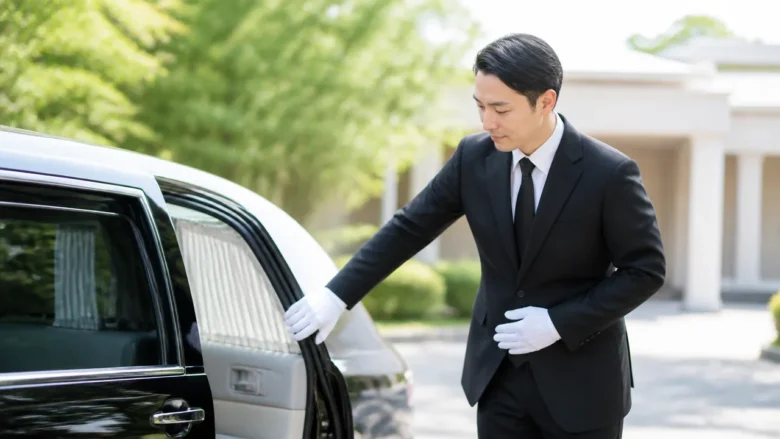 ご遺族への接遇では落ち着いた言葉遣いと気配りが求められる