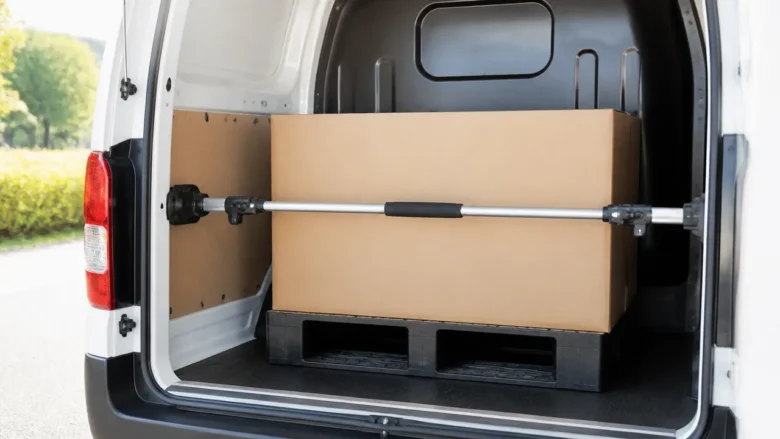 取り付け位置は荷物の最後部に密着する場所が基本