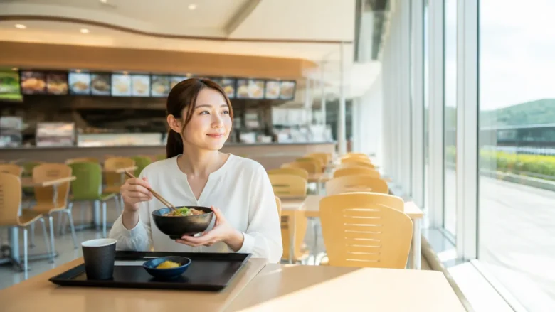 新東名を走り続ける場合はサービスエリア内のほかの飲食店を利用する