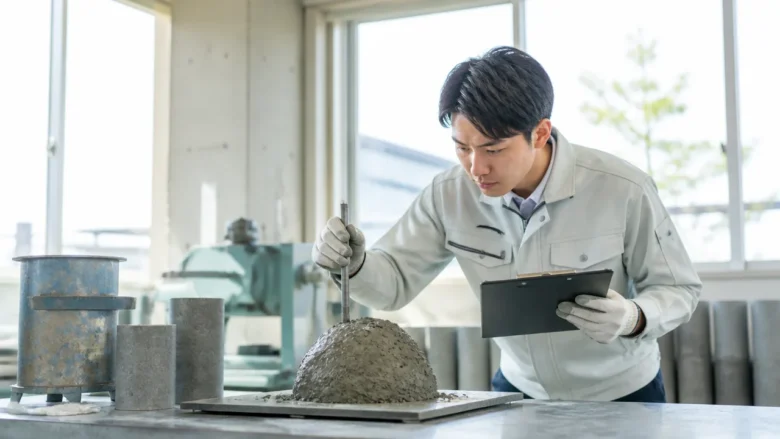 生コンの品質管理は体力面と責任の重さからきついと感じることがある