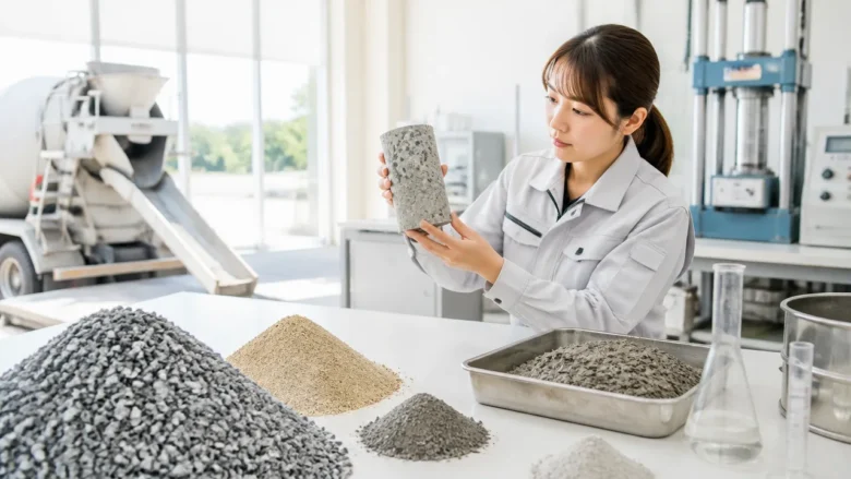 生コンの品質管理は原材料から出荷後まで品質を確認する仕事