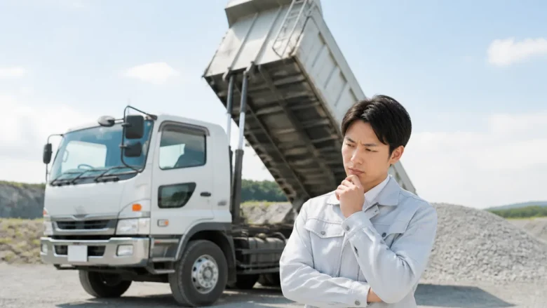 ダンプはやめとけと言われる主な理由
