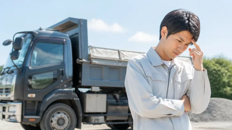 ダンプ運転手が向いていない可能性のある人
