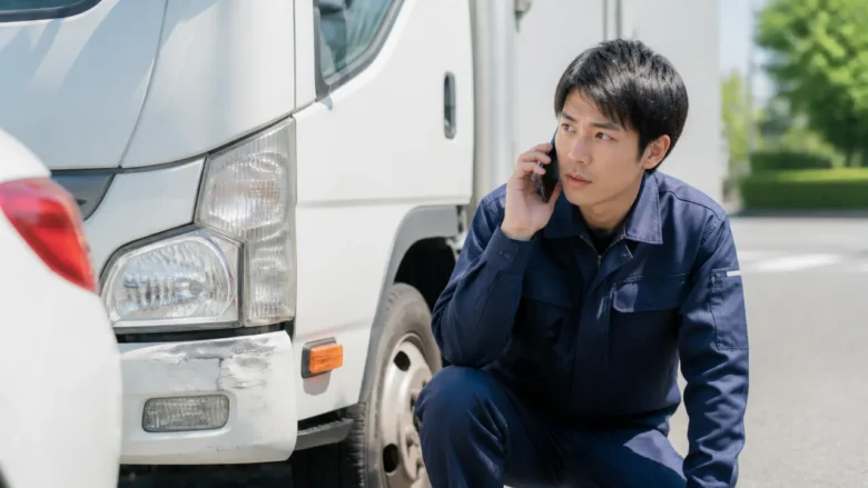 事故を起こした直後は安全確保と連絡を最優先にする