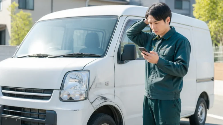 正社員と業務委託ドライバーでは事故時の責任や費用負担が異なる